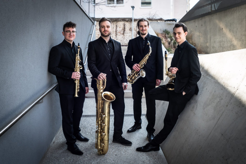 QuArt Saxophone-QuartetFlorian Horvath 𐄁 Roman Polzer 𐄁 Mathias Nussbaumer 𐄁 Clemens Girstmair