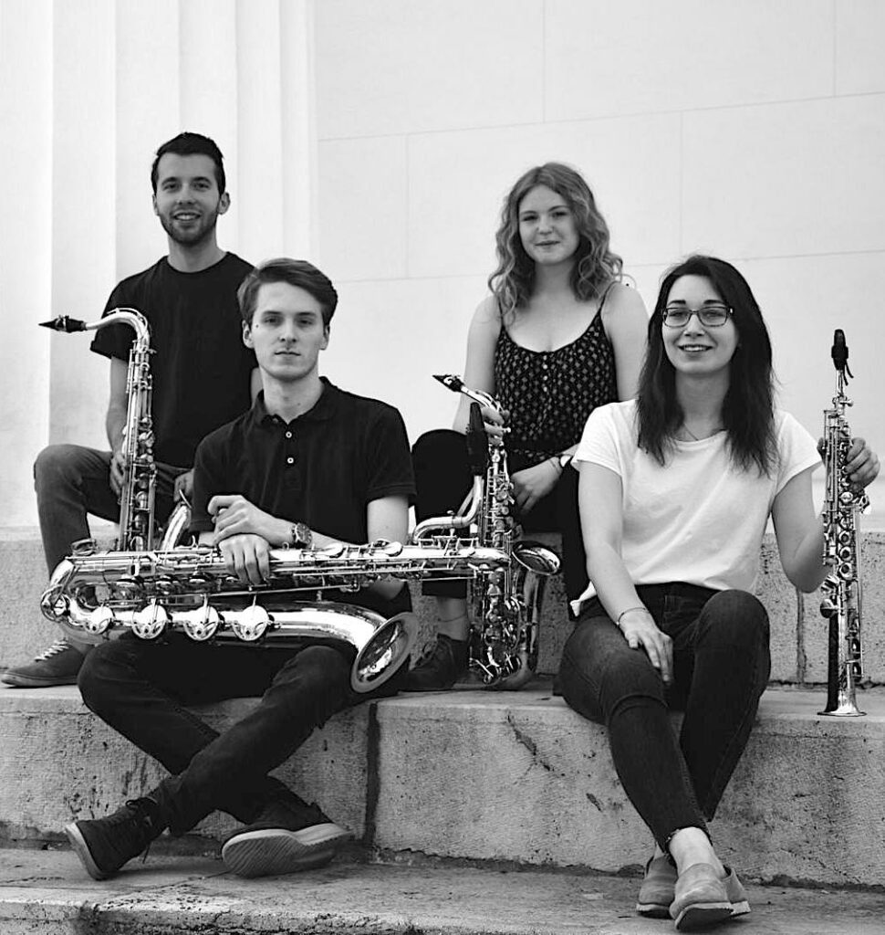 Saxophone Quartet 'Philia'Alexandra Pichler 𐄁 Julia Schneckenleitner 𐄁 Ferenc Takacs 𐄁 Lan Meden